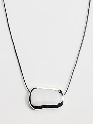 Gifts for Teen Girls and Young Women Silver Bean Necklace