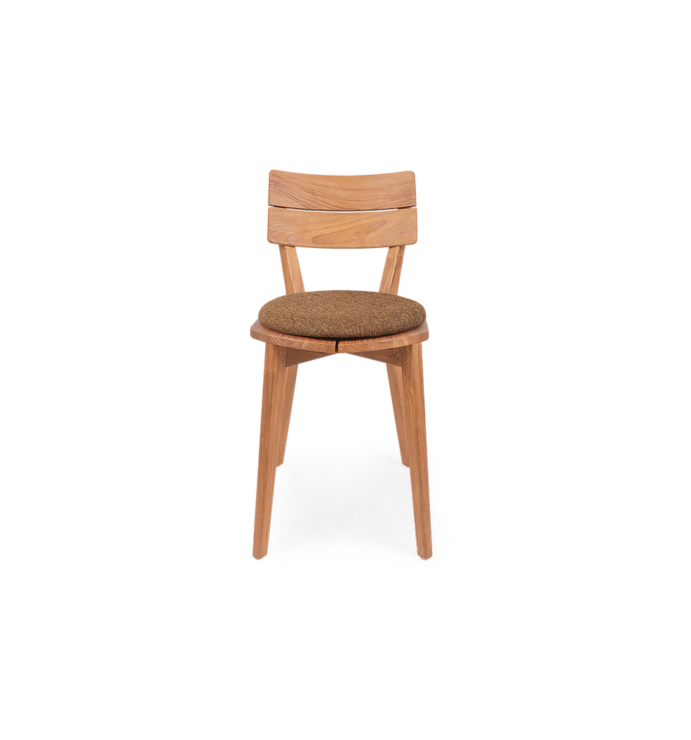 Miniaturbild: Artisan Stuhlkissen Braun, 37x37x5cm