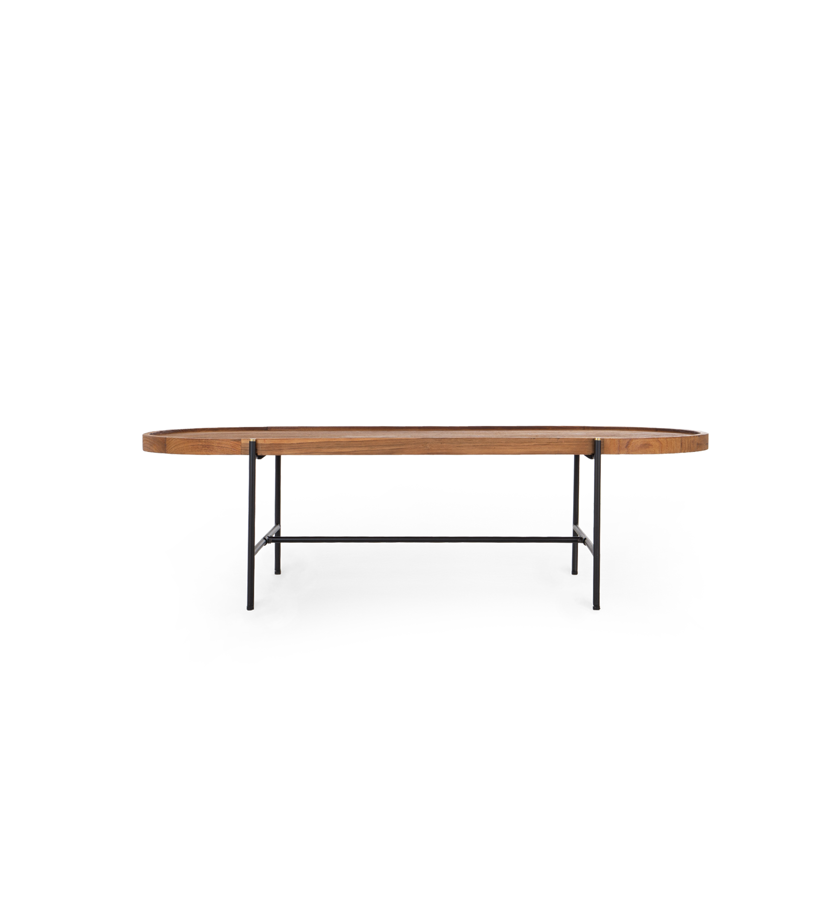 Coco Ovaler Couchtisch, 160x63x40cm