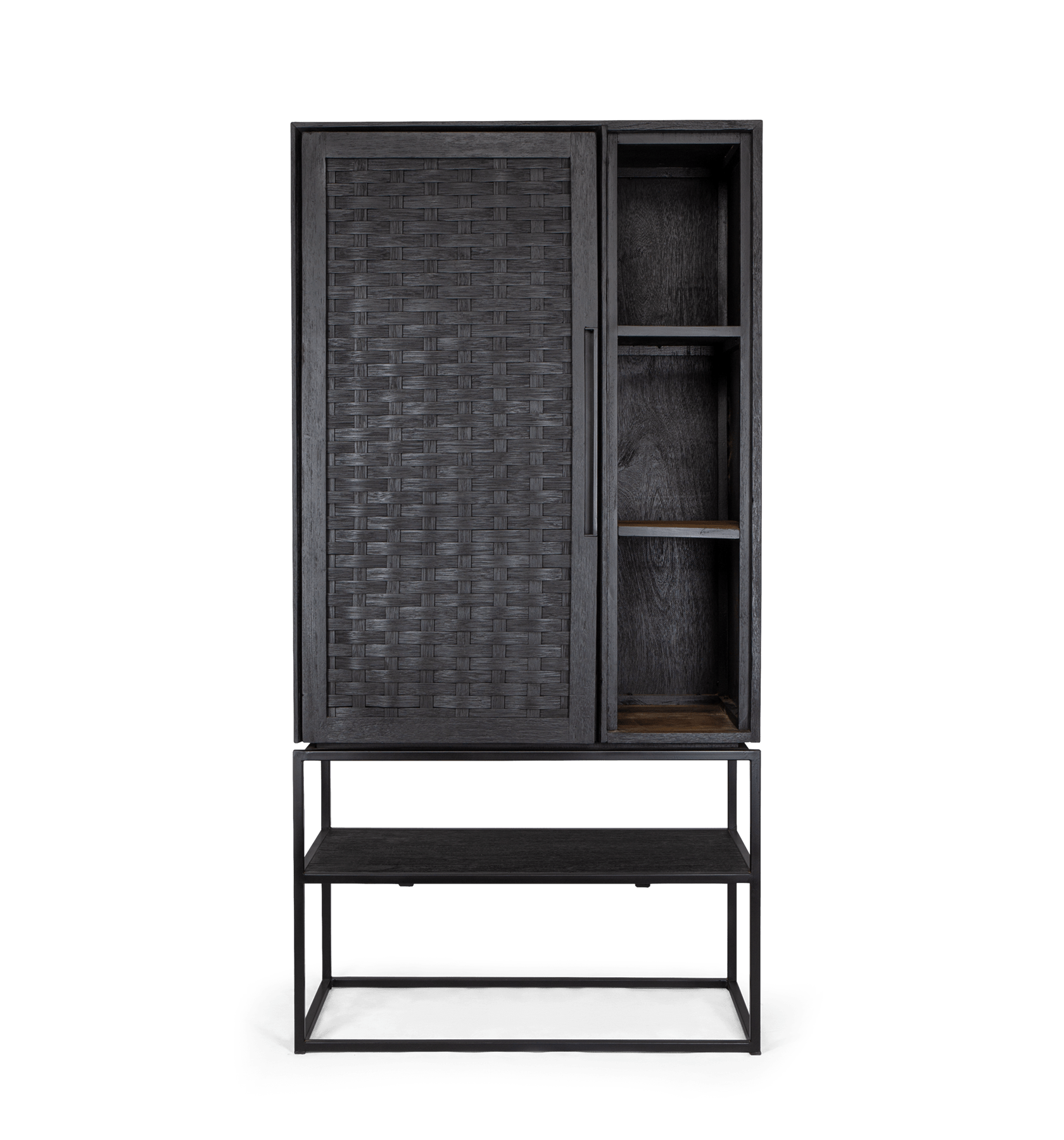 Karma Charcoal Schrank, 90x45x180cm