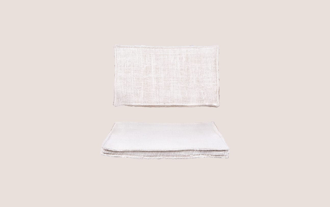 Brawny Stuhl Kissen Cotton, 40/43x25/40x5cm