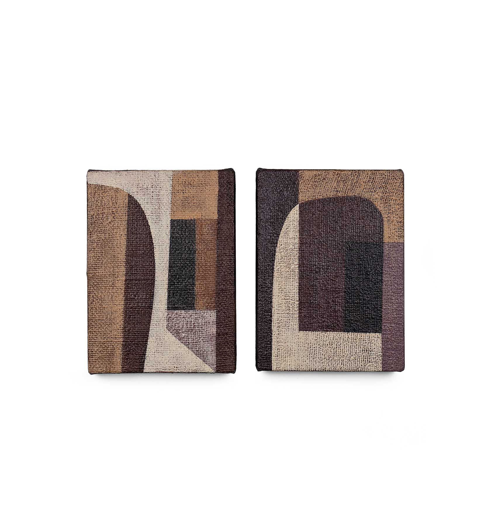 Wandbild Devotion Stalwartly, 27x5x37cm, 2er Set