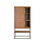Miniaturbild: Karma Pure Schrank, 1 Tür, 4 Regale, 1 Ablage, 90x45x180cm