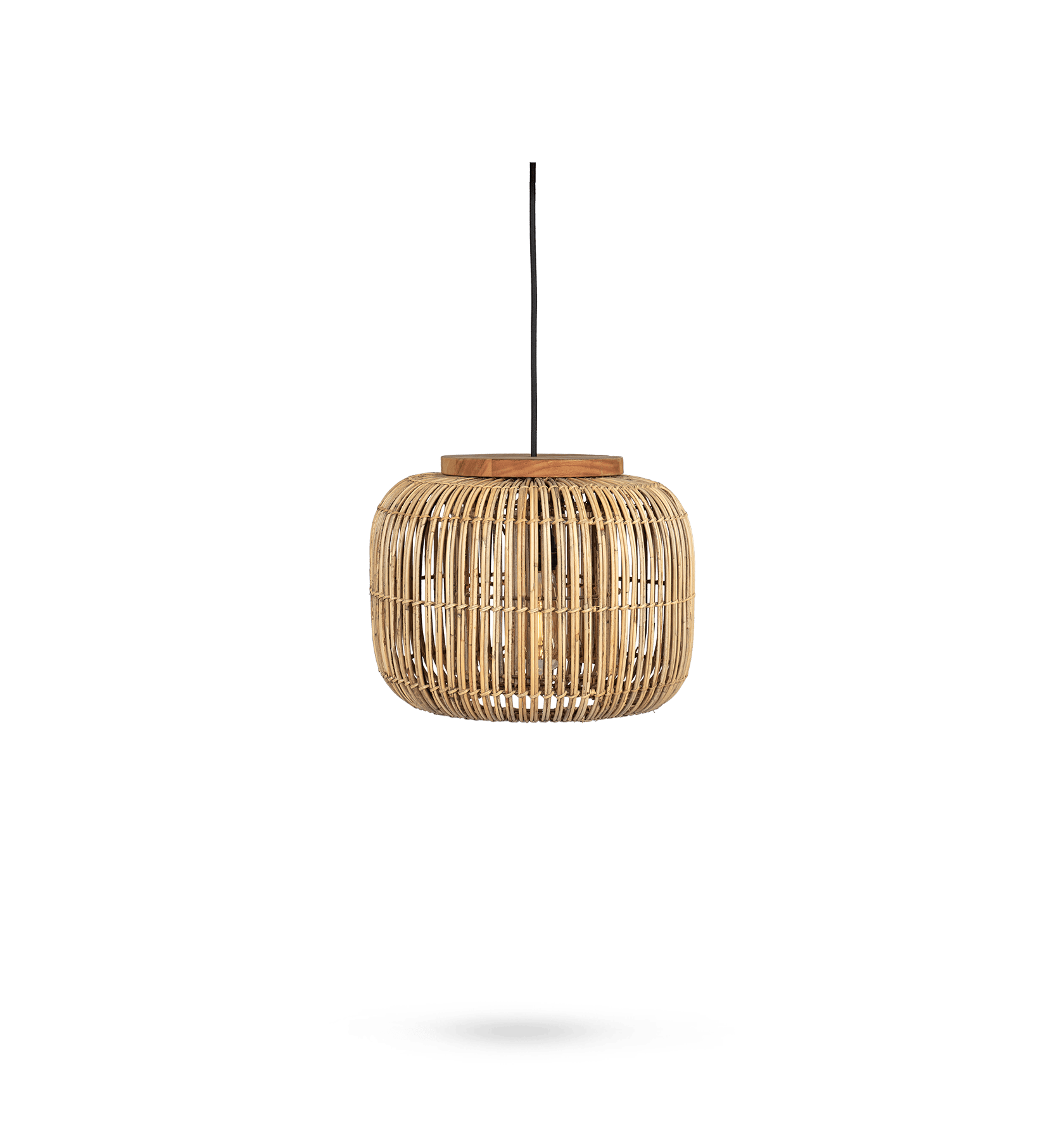 Barrel Hängelampe, 34x34x26cm, Kulit