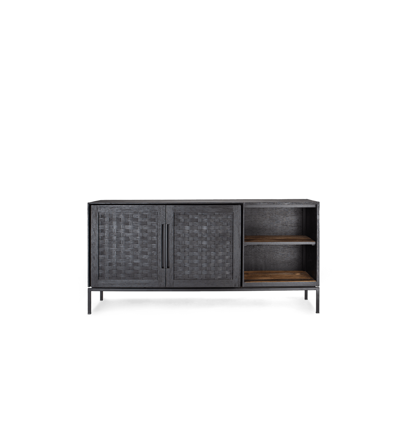 Karma Charcoal Kommode, 151x40x75cm