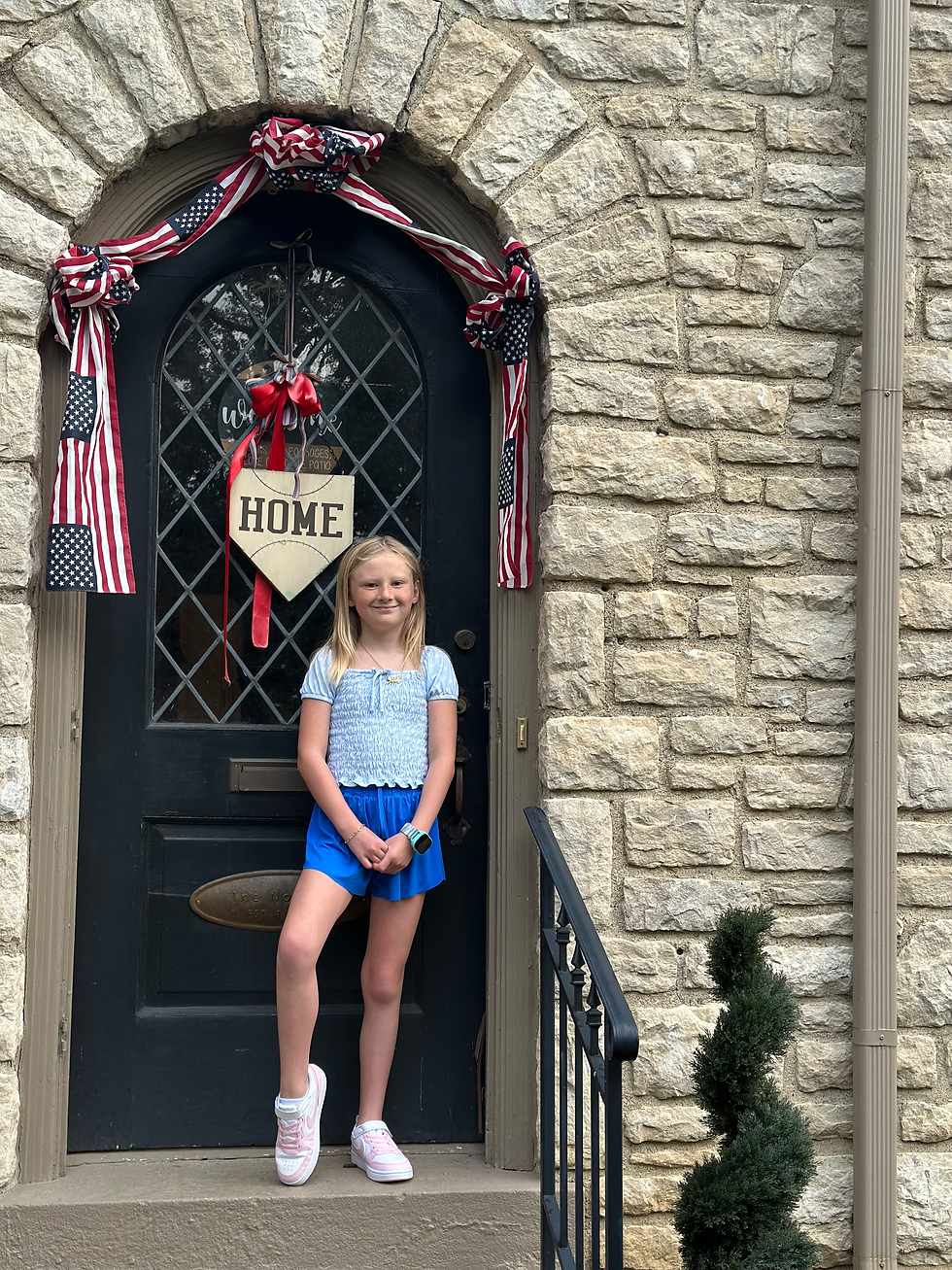 First day of 4th grade- her bestie, L, is in her class again!
