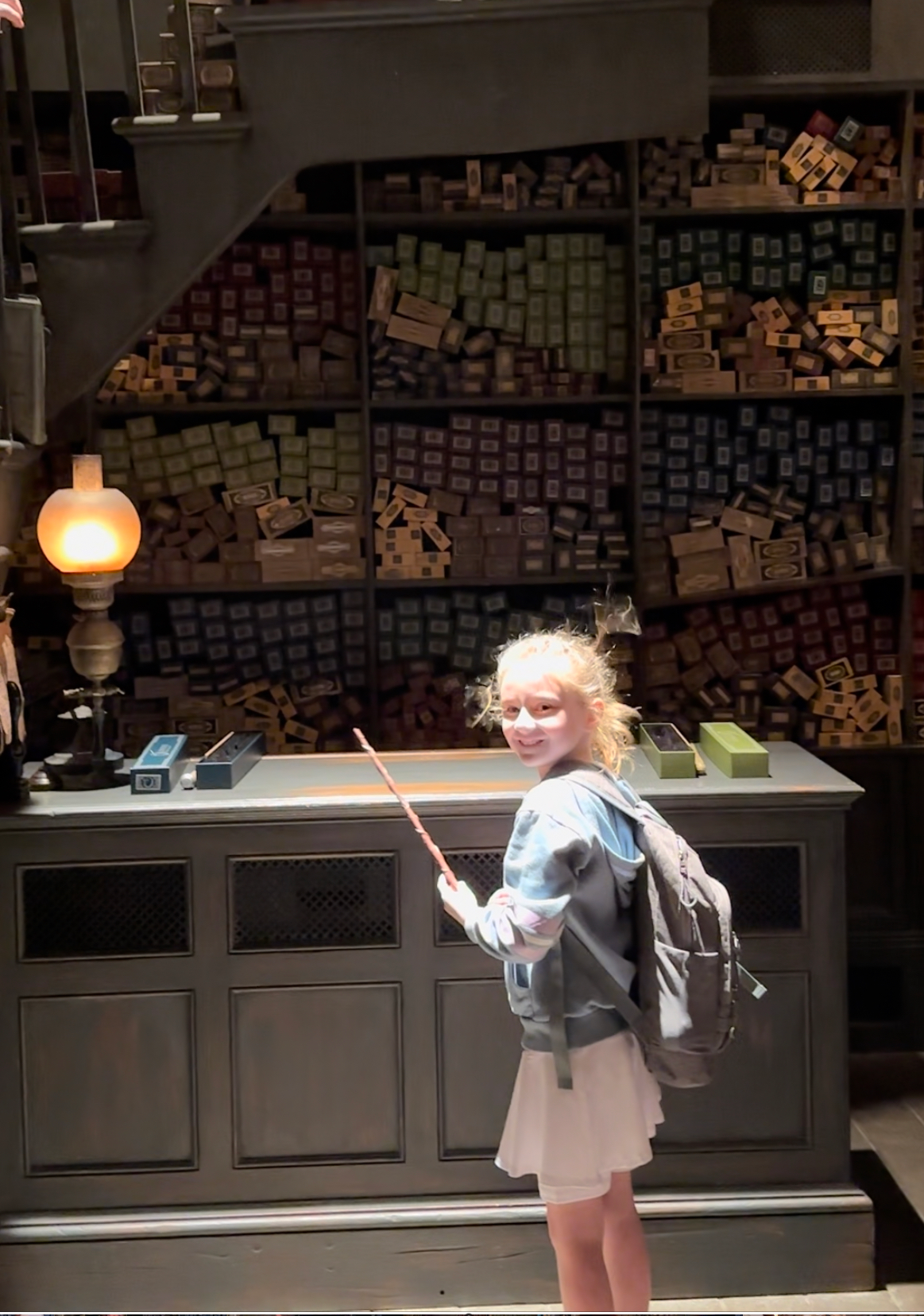 We were all pretty freaked out when she was selected by a wand. Chills.