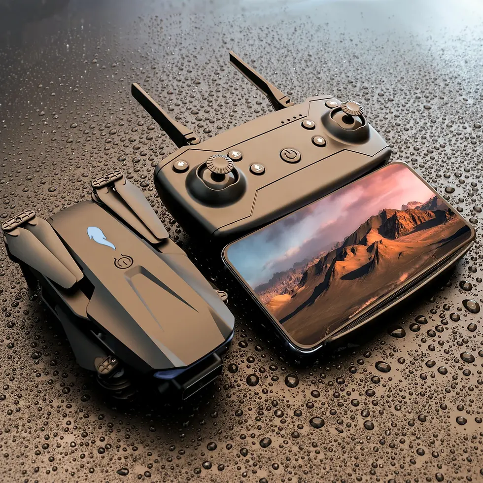 Thumbnail: Flyxinsim Custom S89 Remote Control HD Dual Profesional Quadcopte