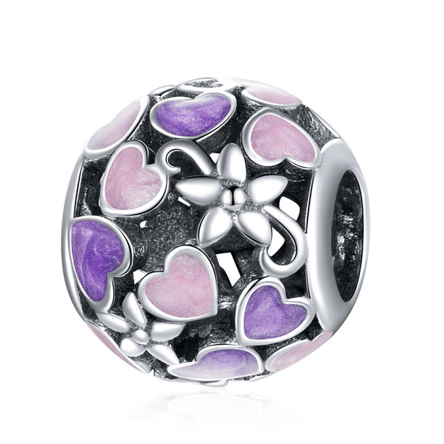 Thumbnail: 925 Sterling Silver Super Mom Charms Pendants I Love My Family C