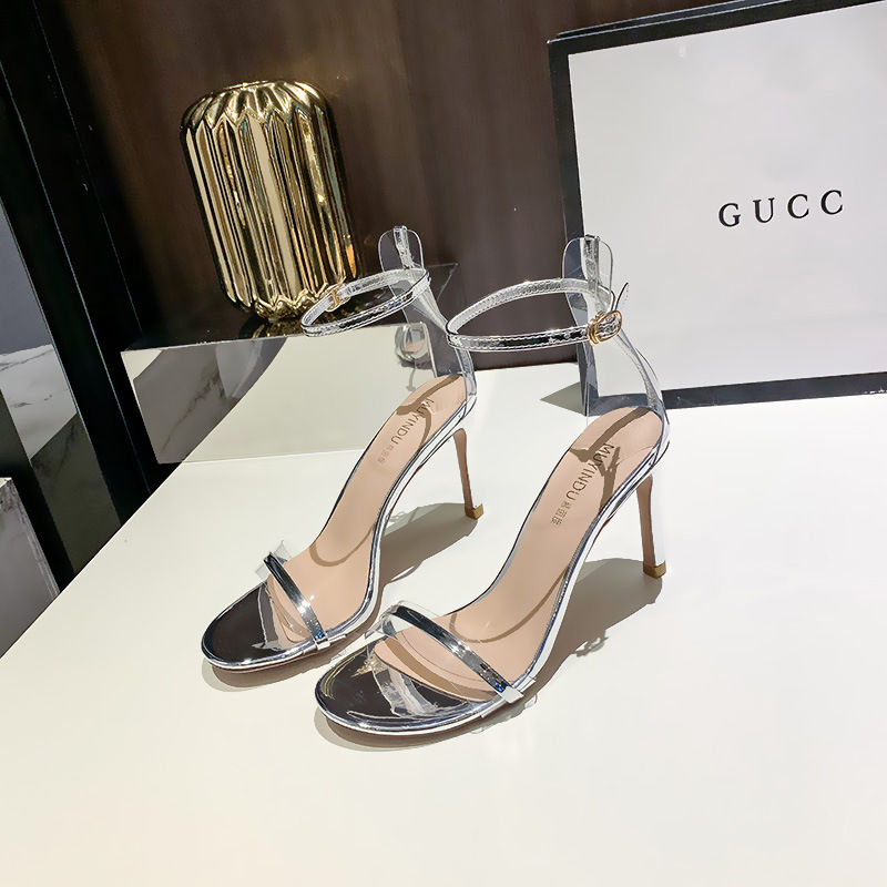 Thumbnail: New Fashion Women Summer Autumn High Heels Ladies Transparent e
