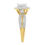 Thumbnail: 10K Yellow Gold 1.0 Cttw Diamond Composite Cushion-Shape Halo 3-
