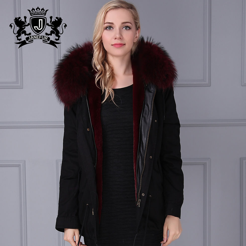 Thumbnail: Fashion Winter Short Parka Jacket for Woman and Man Russian Down Coat