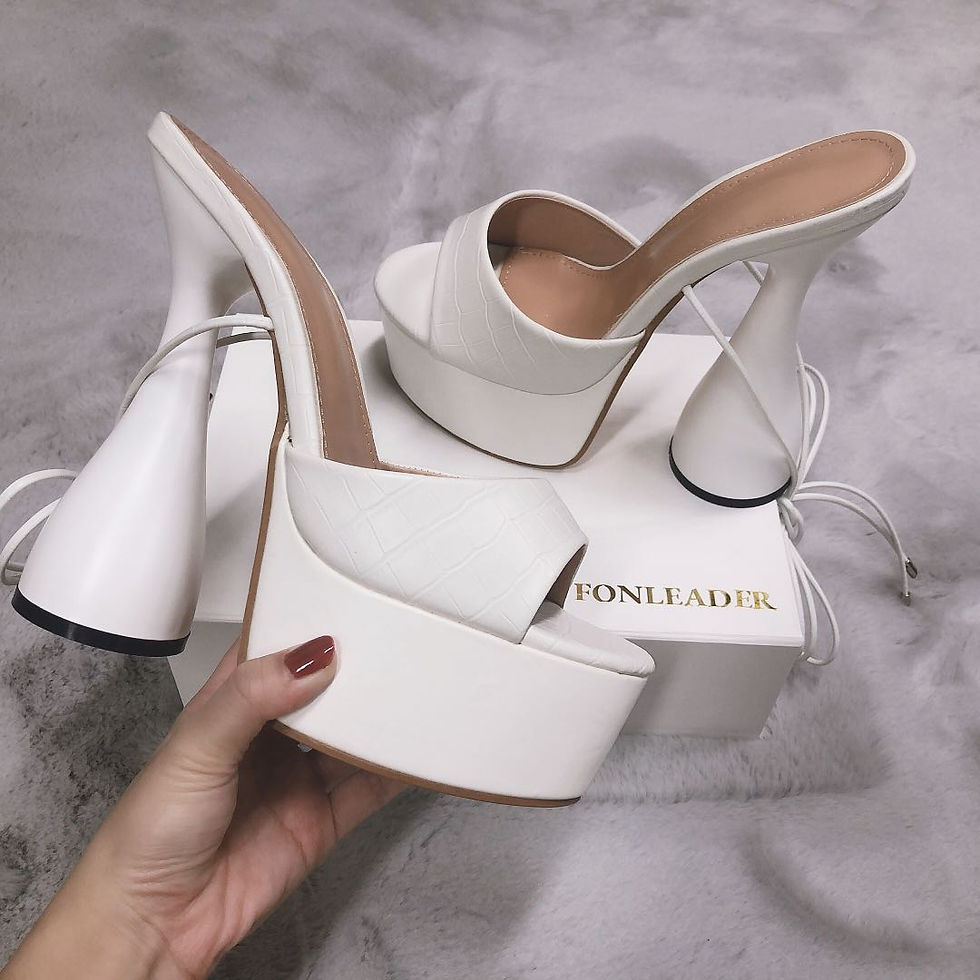 Thumbnail: Size 35-42 Pole Dance Strappy Sandalias Con Tacon Strange Lace Up 2022 Sand