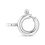 Thumbnail: 14K White Gold 1/4 Cttw Round Brilliant Cut Lab Grown Diamond 4-Prong