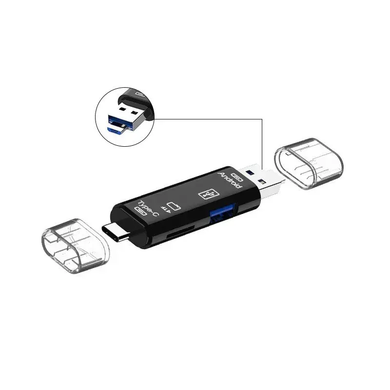 Thumbnail: Olaf OTG Type C Micro Sd Card Reader Type C to Usb Otg Adapter 6