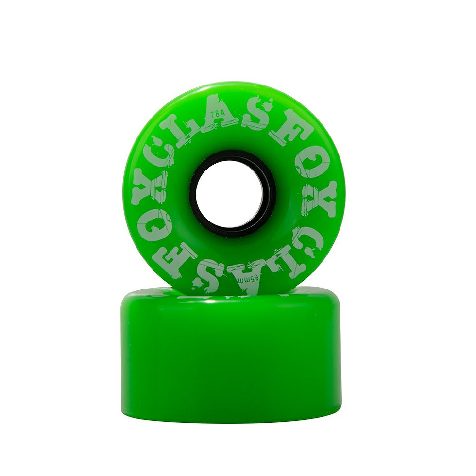 Thumbnail: 78A Indoor or Outdoor 65x35mm Quad Roller Skate Wheels 8 Pcs