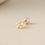 Thumbnail: 14K (58.5%) SOLID GOLD KALINA PIERCING