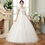 Thumbnail: Normal and Plus Size Women Bride White Backless Sleeveless Lace