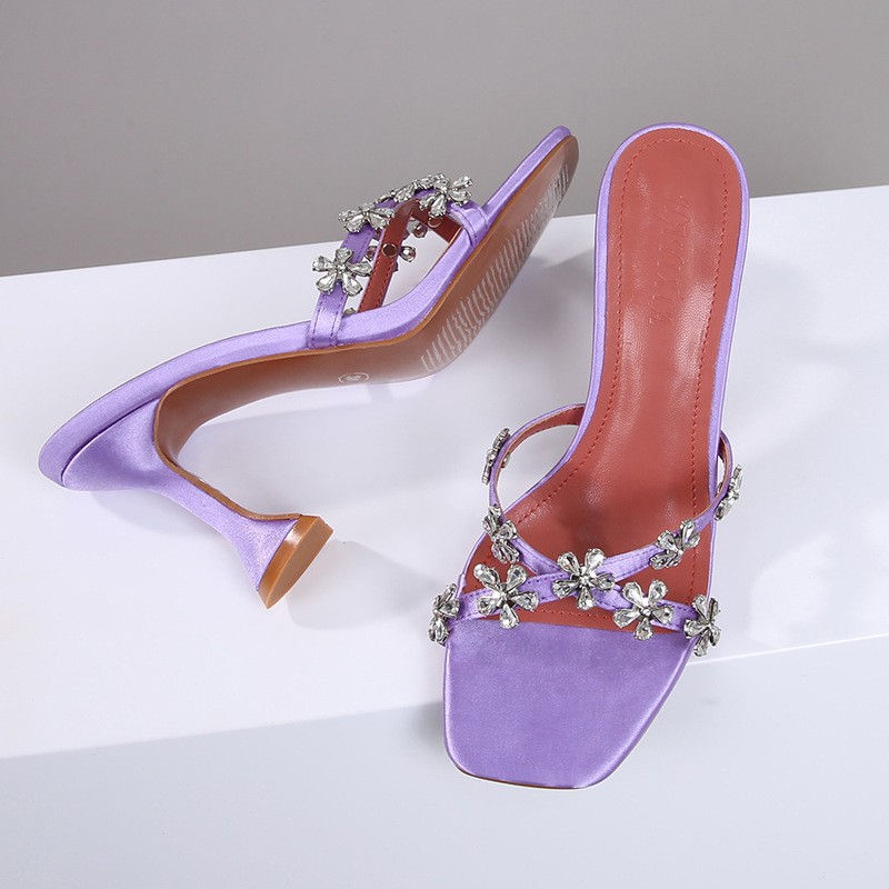 Thumbnail: Chaussures-Femm Talon Female Shoes Thong Heels Fashion Summer Women