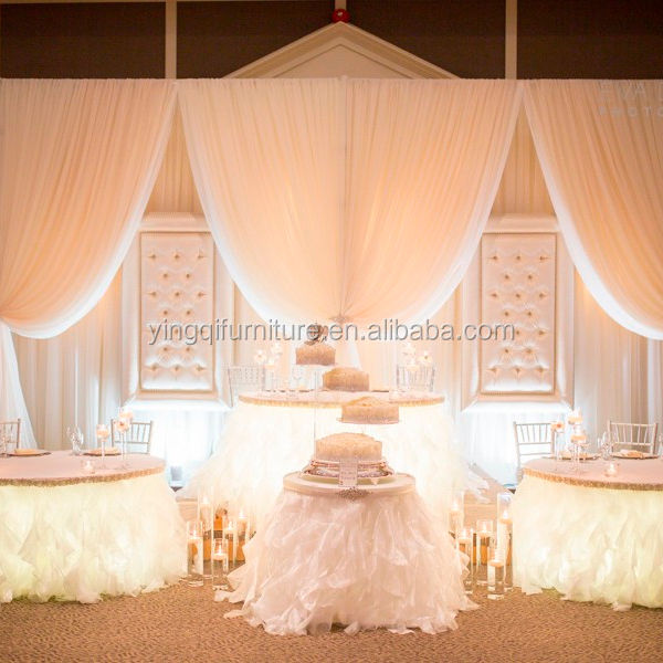 Thumbnail: Wedding Decoration Stage White Backdrops