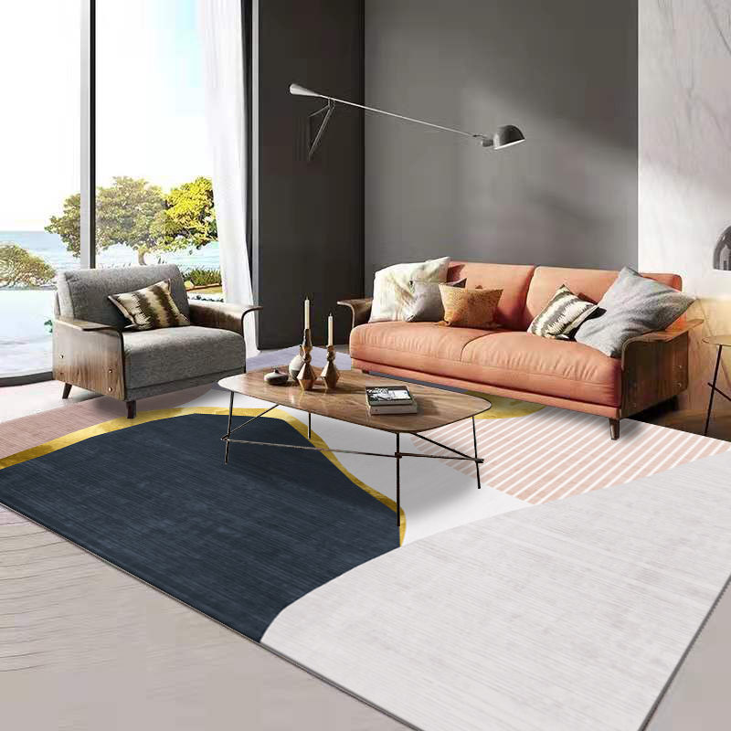 Thumbnail: Morccan Bohemian Crystal Velvet Printed Rug Mat 3D Carpets
