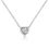 Thumbnail: 10K White Gold 1/10 Ctt Set Round-Cut Diamond 18"