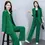 Thumbnail: Spring Autumn Thin Women's Blazers Long Pants 2 Piece Set Korean