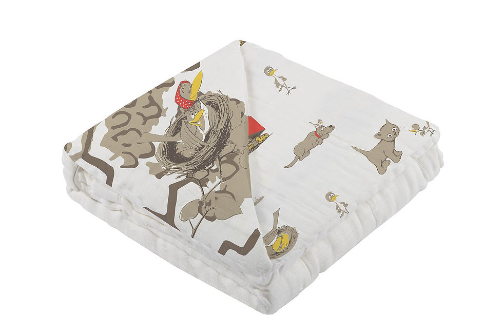 Thumbnail: Are You My Mother? Bamboo Muslin Newcastle Blanket