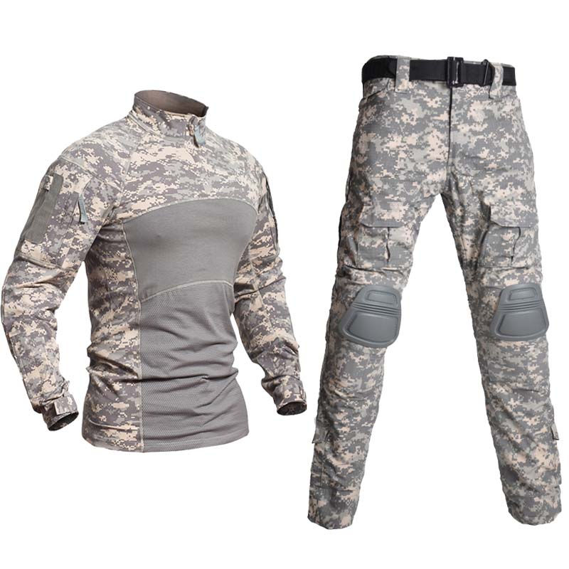 Thumbnail: HAN WILD Elastic Long Sleeve Camouflage Uniform Tactical Combat