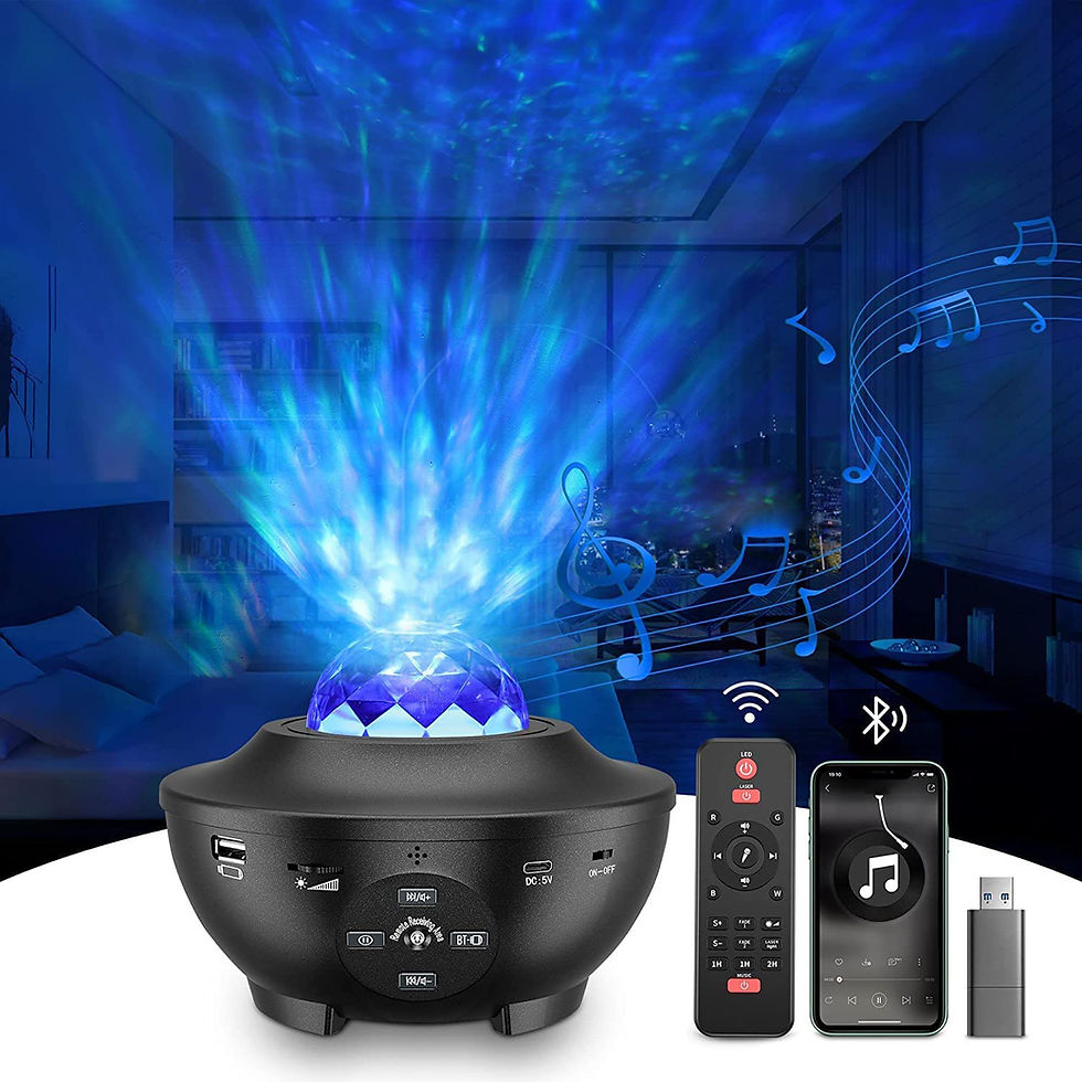 Thumbnail: Smart BT Switch Built-In Music Speaker Starry Led Light Sky Projector for Kids