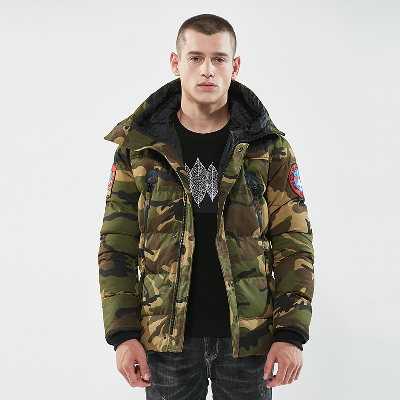 Thumbnail: New Fashion Winter Jacket Men Parka Jackets Coat Men Thick Warm