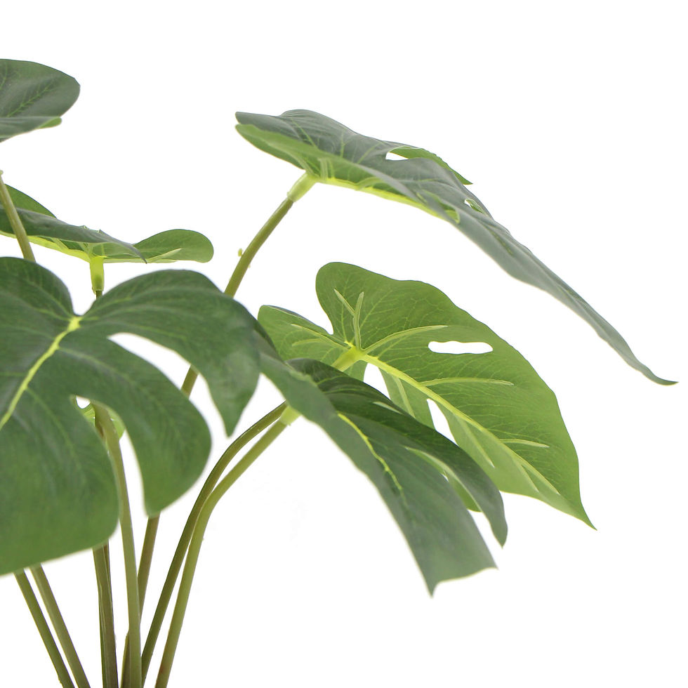 Thumbnail: Potted Artificial Split Philodendron Plant With Real Touch Leaves 40cm