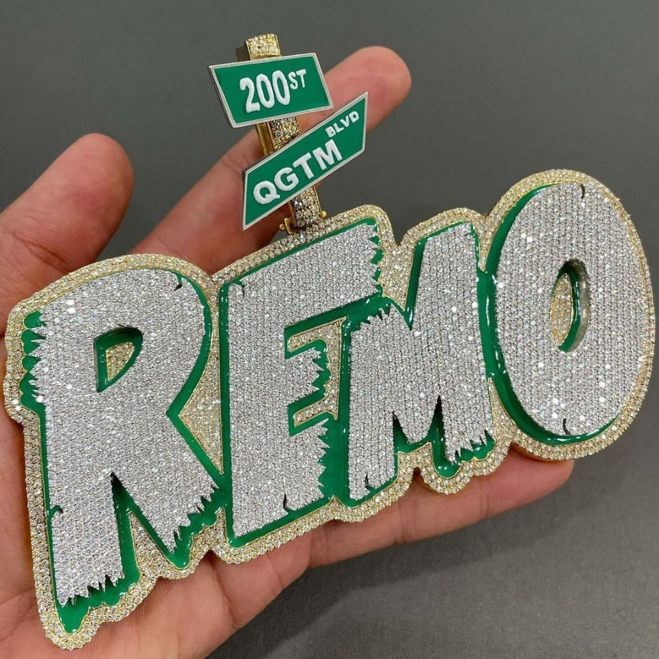 Thumbnail: Luxury Custom Logo Pendant Pass Diamond Tester Baguette VVS Mois