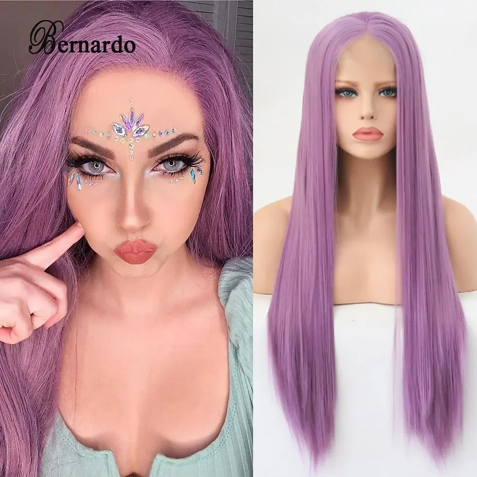 Thumbnail: Charisma White Blonde Wig Synthetic Lace Front Wigs for Black