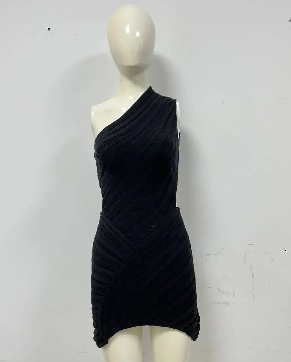 Thumbnail: Hot Selling Multiple Colors Casual One Shoulder Sexy Knit Elegance