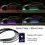 Thumbnail: 12V RGB SMD Car Atmosphere Lights Music Remote Control RGB LE