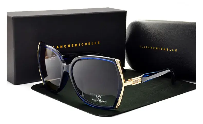 Thumbnail: High Quality Polarized Sunglasses Women Brand Designer UV400 Vi