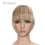 Thumbnail: BENEHAIR Fake Bangs Synthetic Blunt Bang Clip in Hair Extension Wo
