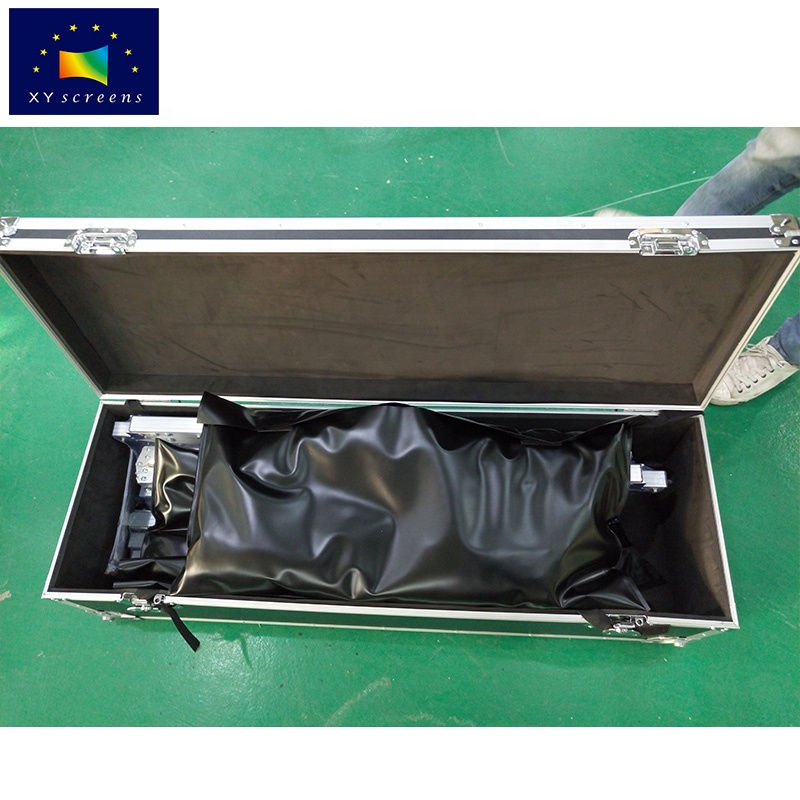 Thumbnail: 140 Inch Floor Stand Indoor Outdoor Movie Rooftop Portable Fast Fold Projection