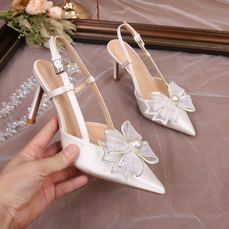 Thumbnail: Women Summer Luxury Wrap Toe High Heels Sandals Lad