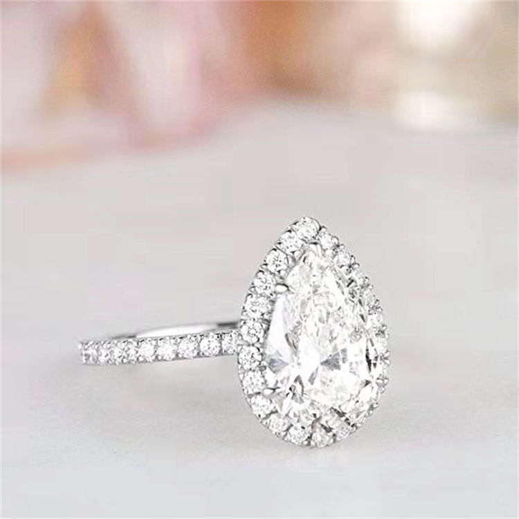 Thumbnail: SGARIT Custom Jewellery Au585 G14K Real Gold Wedding 1.5ct VVSD