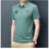 Thumbnail: Men's Embroidered Polo Shirts Summer Formal Cotton T-Shirt Summe