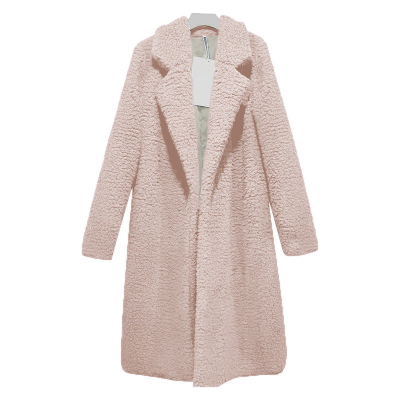 Thumbnail: Wholesale Latest New Fashion Design Women Wool Casual Winter Faux Fur Coat