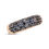 Thumbnail: 18K Rose Gold Multi Row Blue Sapphire Domed Top Band Ring