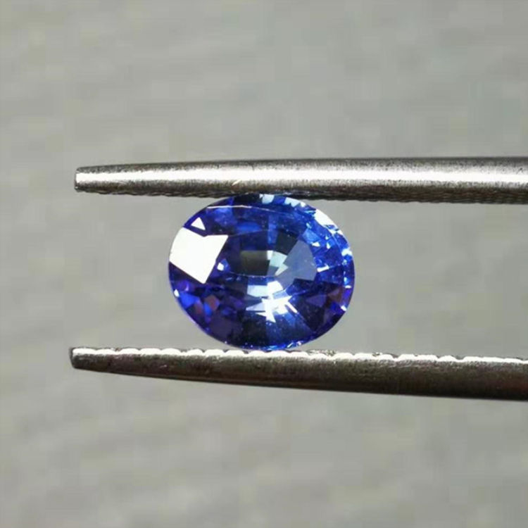 Thumbnail: Fine Jewelry Gems Wholesale Sri Lanka Cornflower Blue 1.09ct Natura