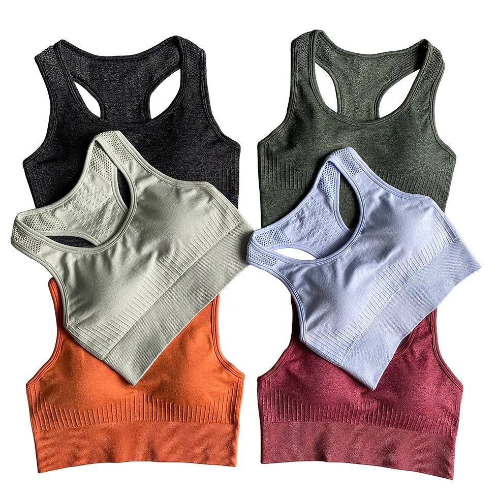Thumbnail: Fitness & Yoga Wear Women Seamless Leggings Shorts and Bra Crop