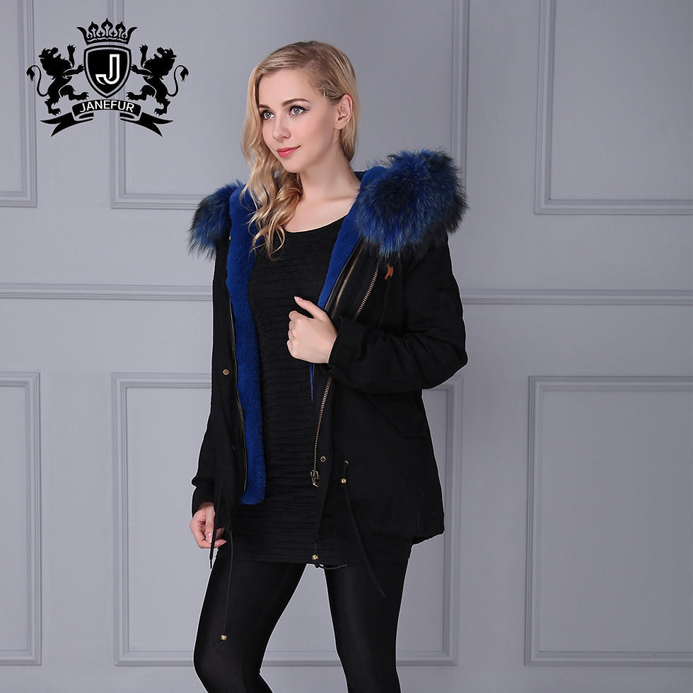 Thumbnail: Fashion Winter Short Parka Jacket for Woman and Man Russian Down Coat