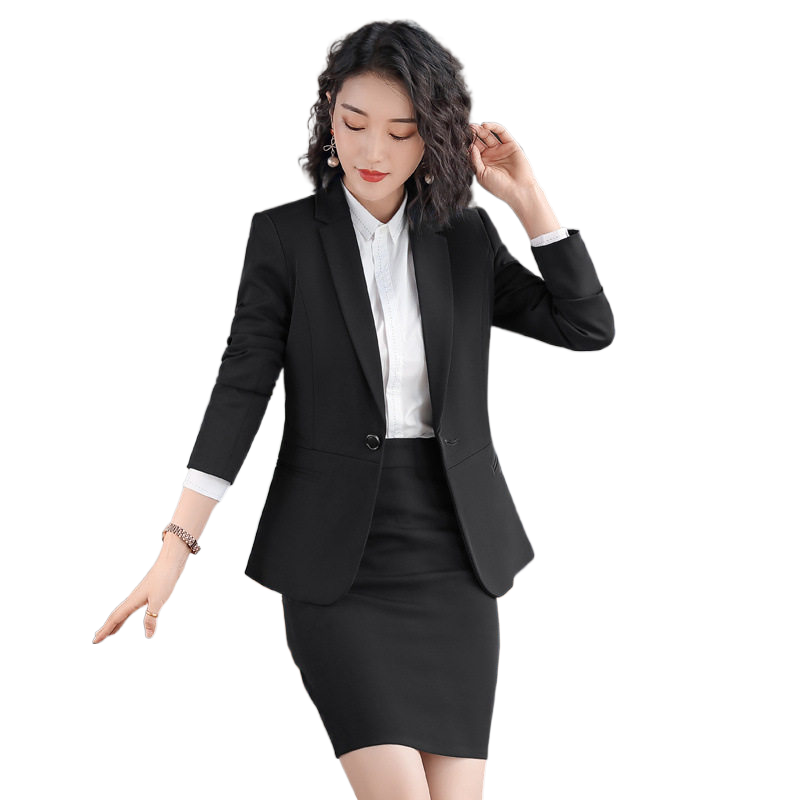 Thumbnail: Hot Sale Plus Size Women Formal Suits Tuxedo Blazer and Pant Skirt