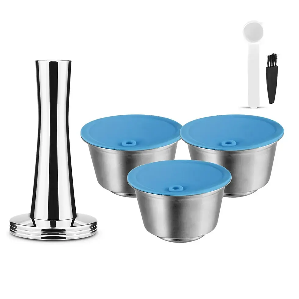 Thumbnail: Refillable STAINLESS STEEL Capsule Reusable for Dolce Gusto Capsule Silicone Co