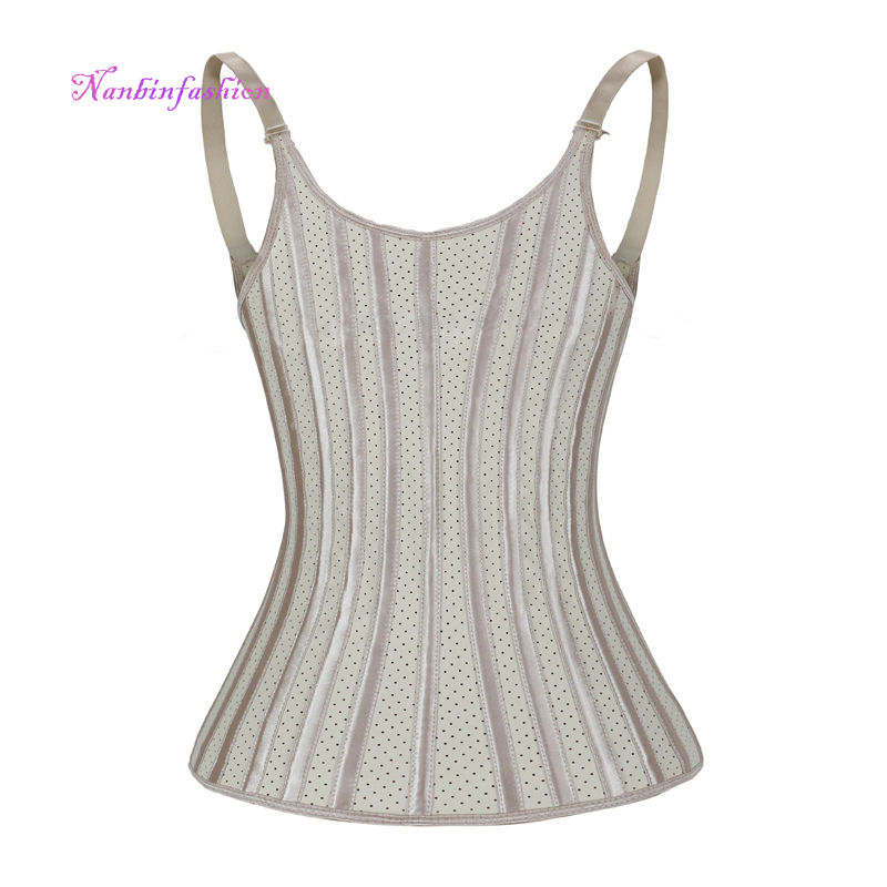 Thumbnail: NANBIN Excellent Quality Women 25 Steel Boned Adjustable Shoulder